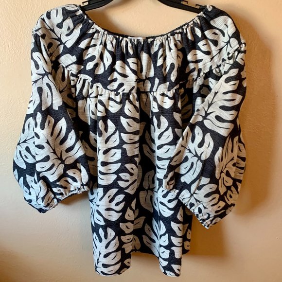 Chloe Tops - Chloé Palm Leaf 2017 Resort Collection Blouse